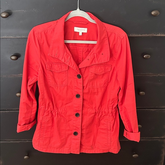 Talbots Jackets & Blazers - Talbots Red Casual Jacket